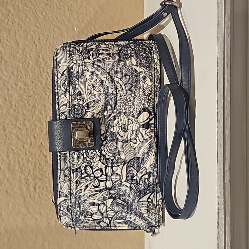 Sakroots Wallet Cell Phone Holder Crossbody Bag - Picture 1 of 13